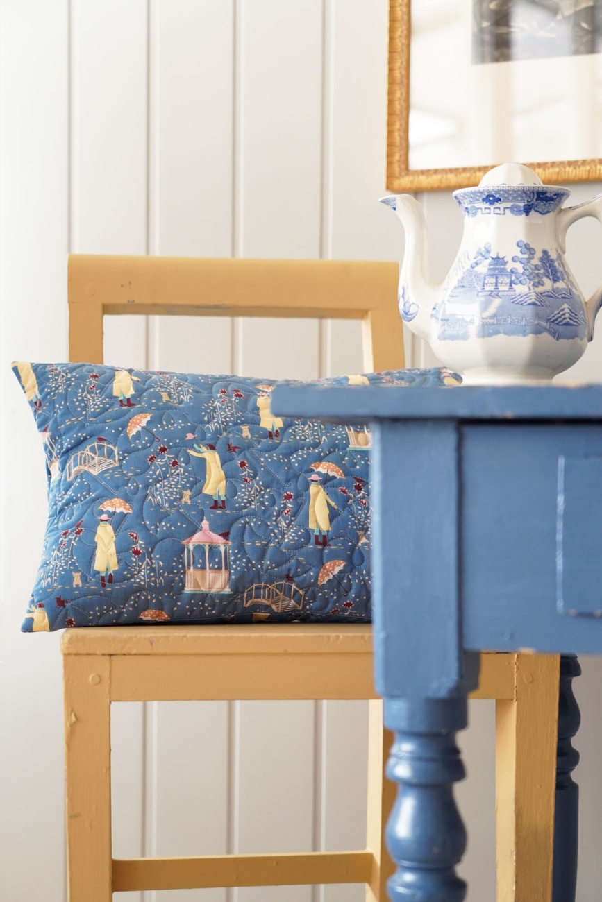 Tilda Patchwork Stoff Baumwolle - Windy Walk Blue